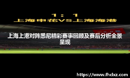 上海上港对阵悉尼精彩赛事回顾及赛后分析全景呈现