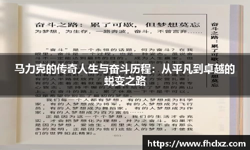 马力克的传奇人生与奋斗历程：从平凡到卓越的蜕变之路